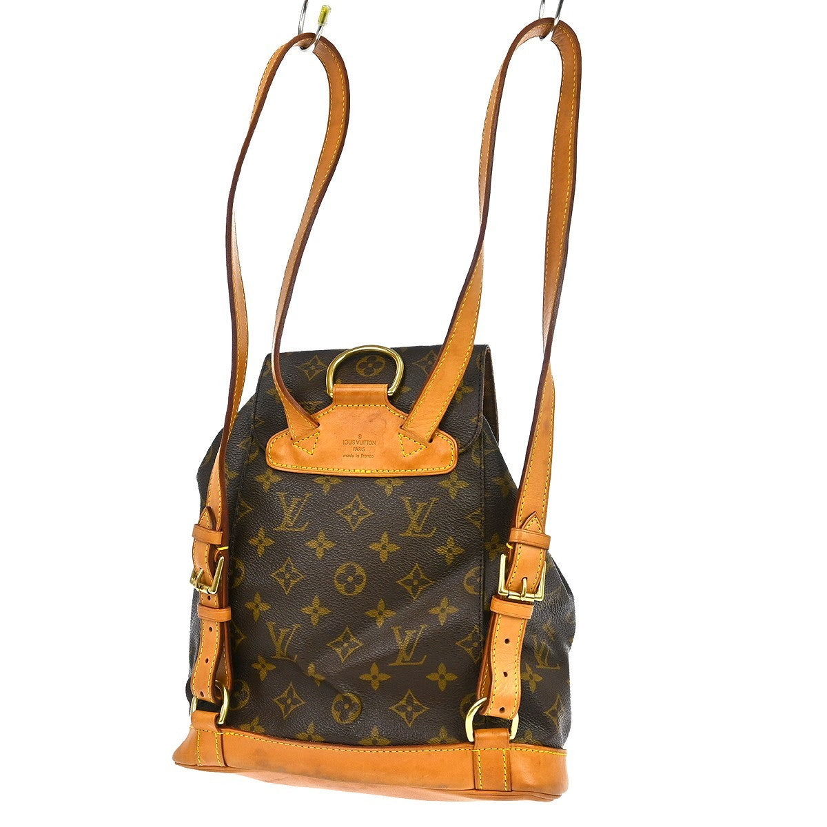 Louis Vuitton Vintage Montsouris Monogram Canvas, Brown, Canvas, Backpack