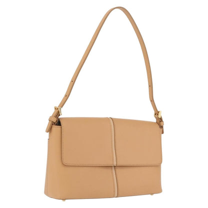 Burberry Shoulder Bag Leather, Beige, Leather, Shoulder Bag