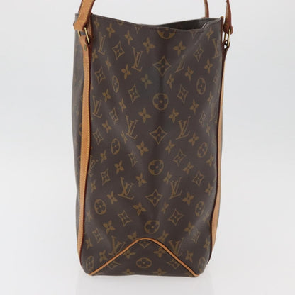 Louis Vuitton Shopping Sac Monogram Canvas, Brown, Canvas, Handbag