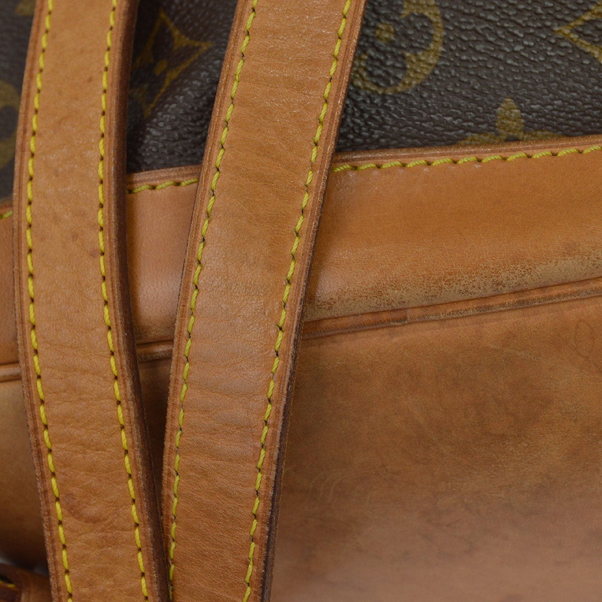 Louis Vuitton Vintage Montsouris Monogram Canvas, Brown, Canvas, Backpack