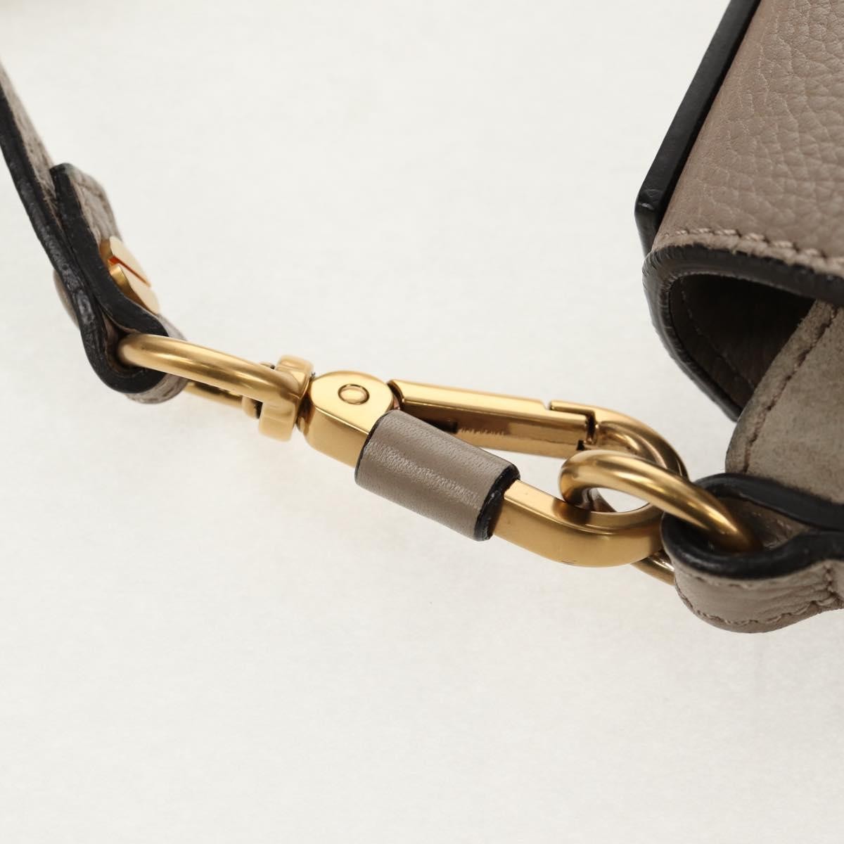 Chloe Nile Leather, Beige, Leather, Shoulder Bag