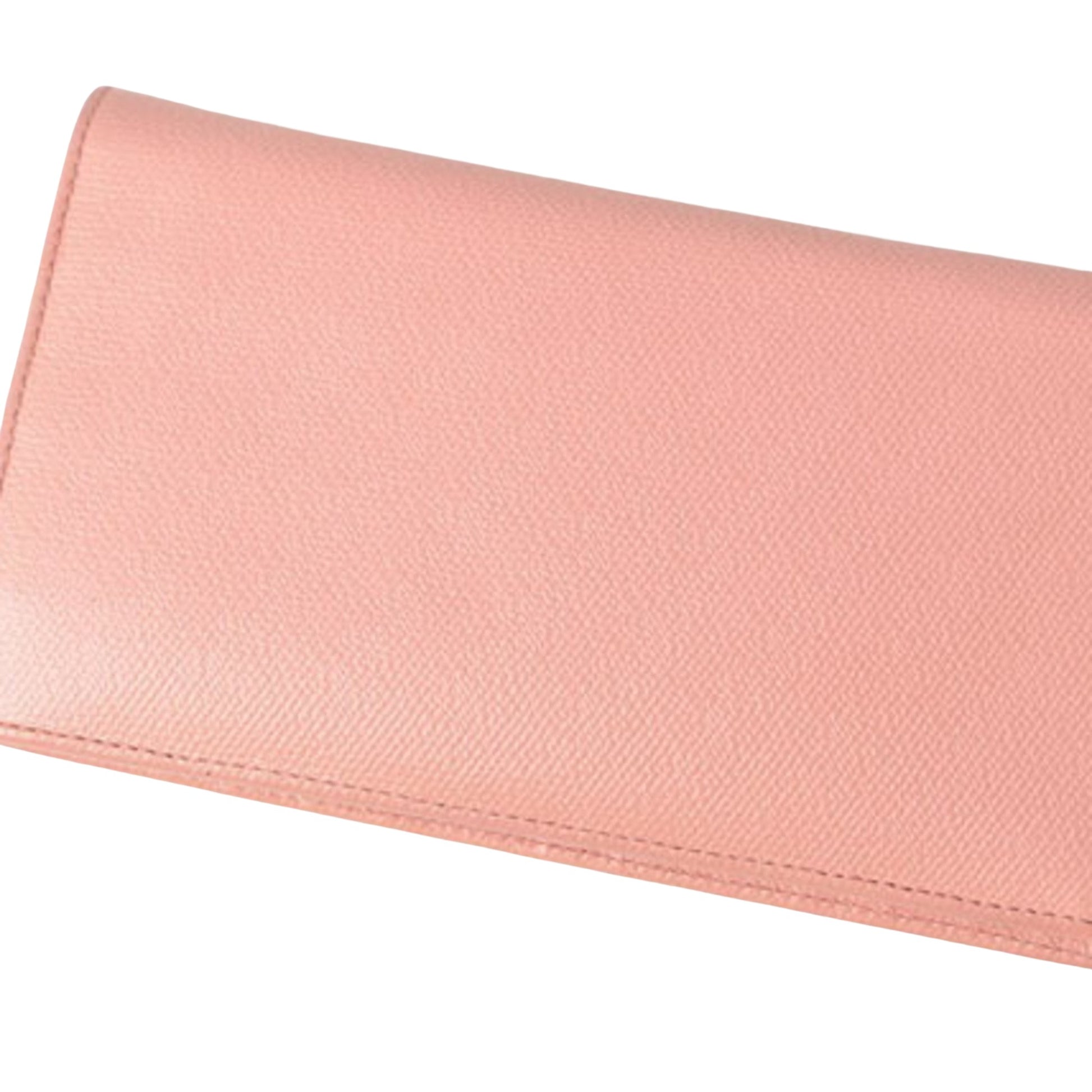 Chanel Coco Mark, Pink, Leather, wallet
