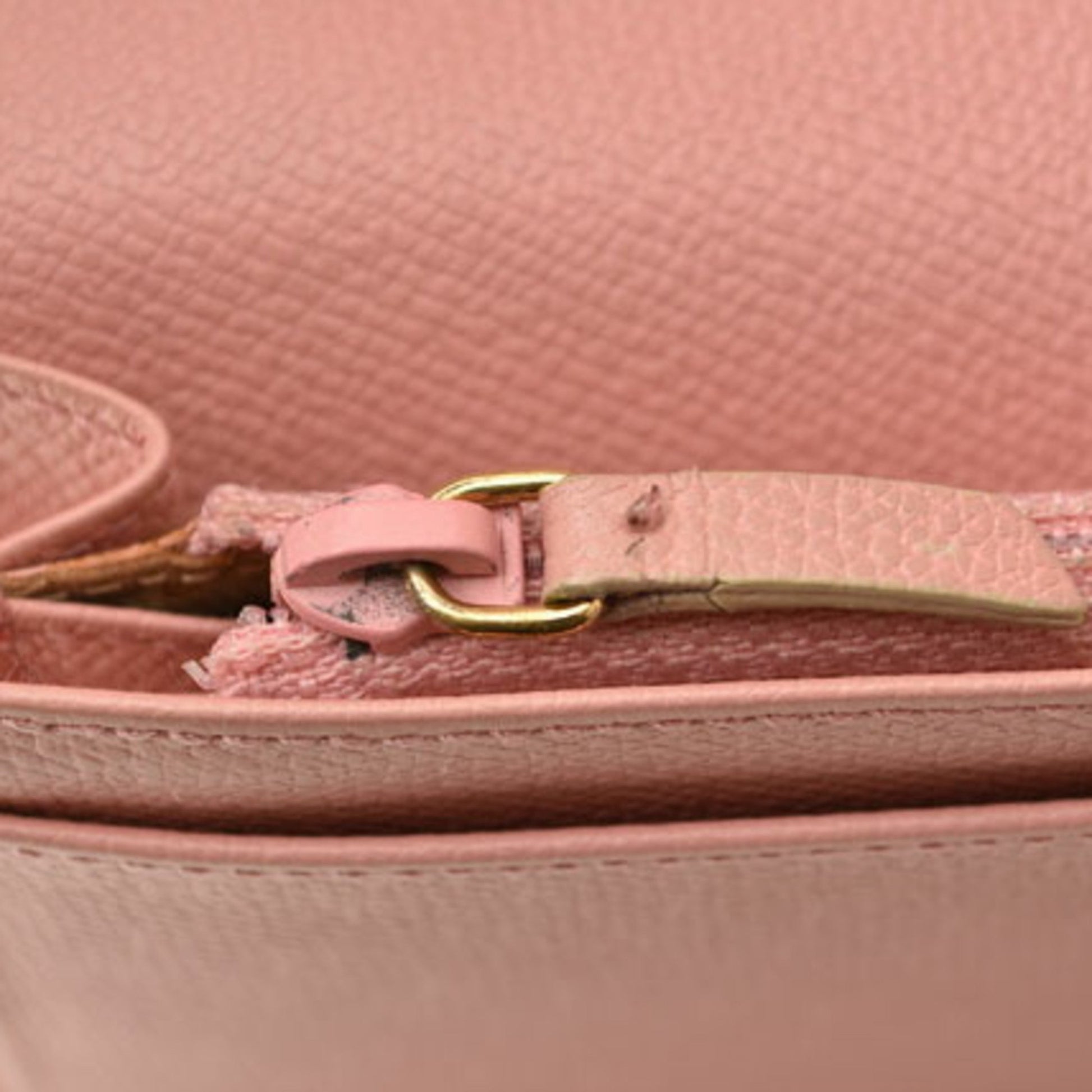 Chanel Coco Mark, Pink, Leather, wallet