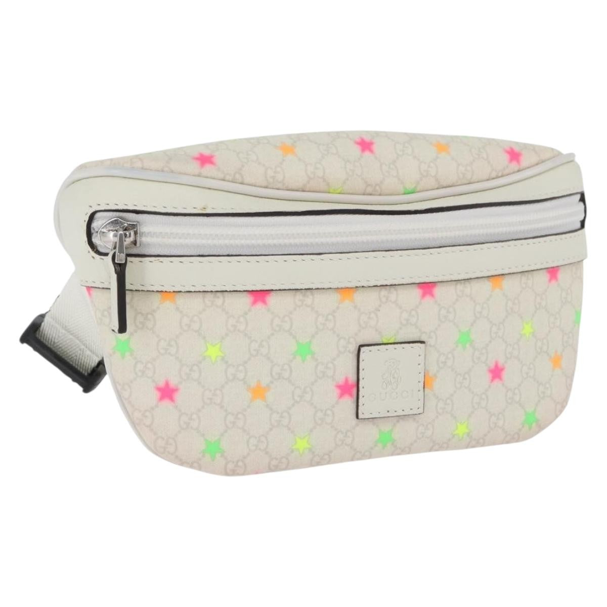 Gucci Children's Belt Printed GG Coated Canvas, Multicolour, Canvas, Handbag