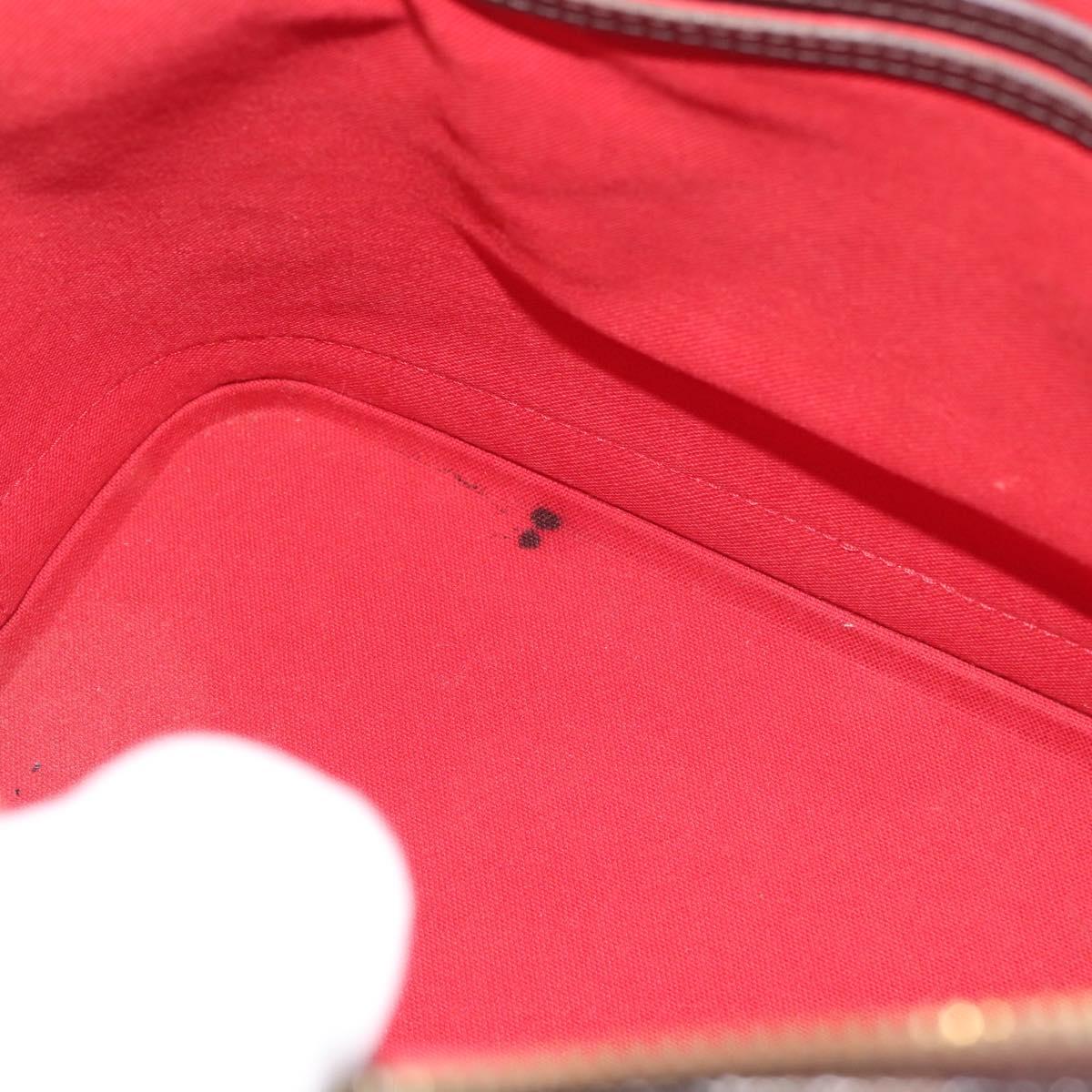 Louis Vuitton Alma Handbag Damier, BROWN, CANVAS, Handbag