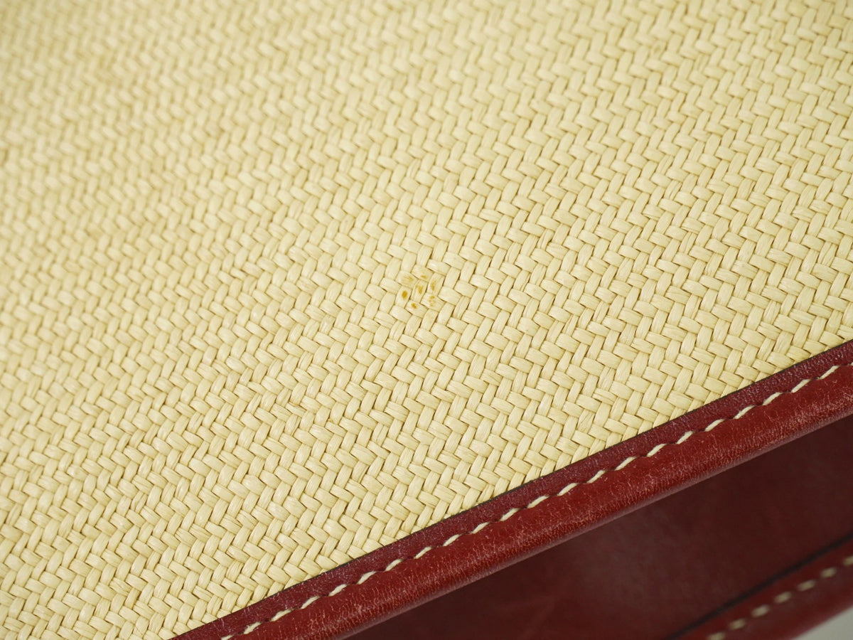 Hermes Evelyne Bag Gen I Panama, Beige, Leather, Handbag