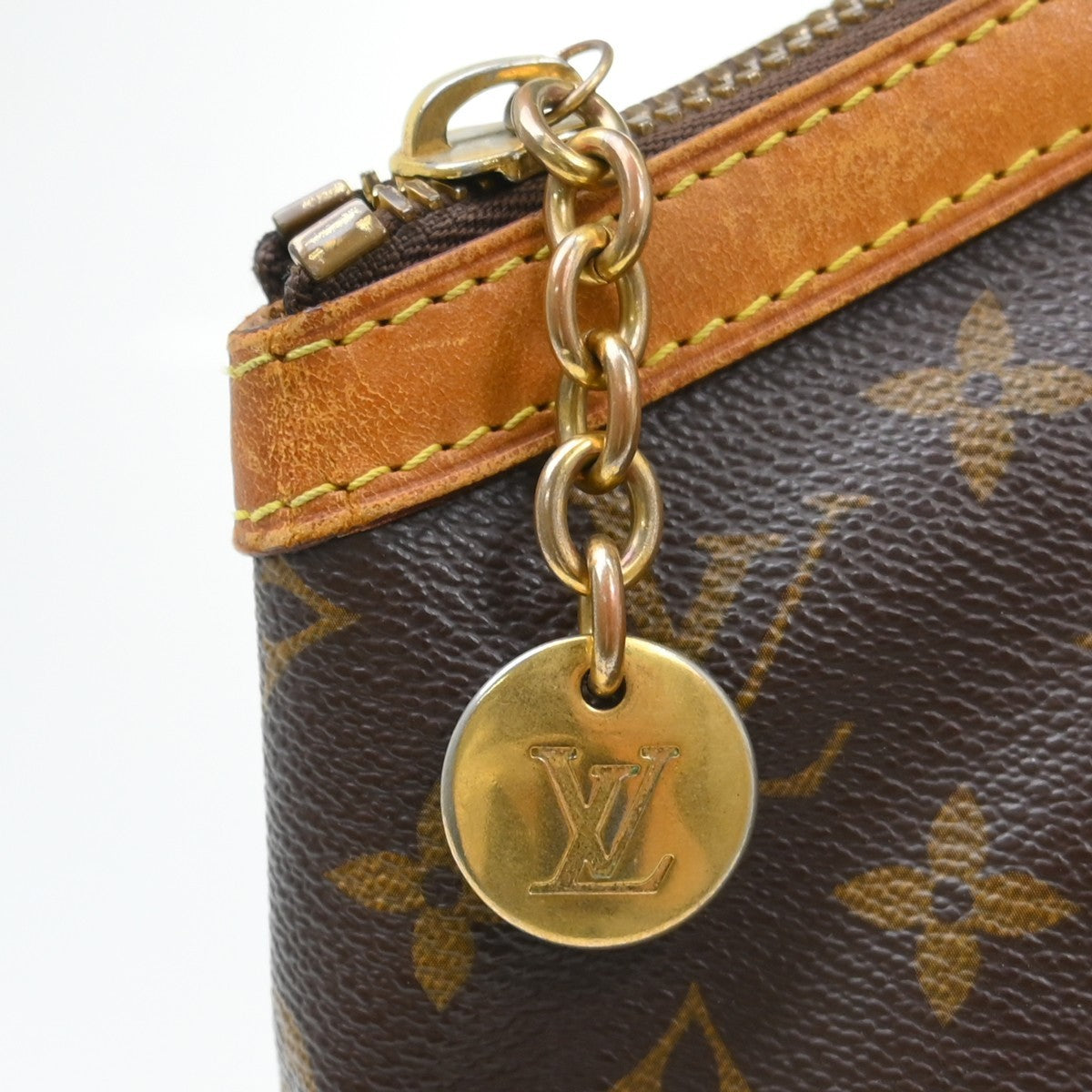 Louis Vuitton Tivoli Monogram Canvas, Brown, Canvas, Handbag