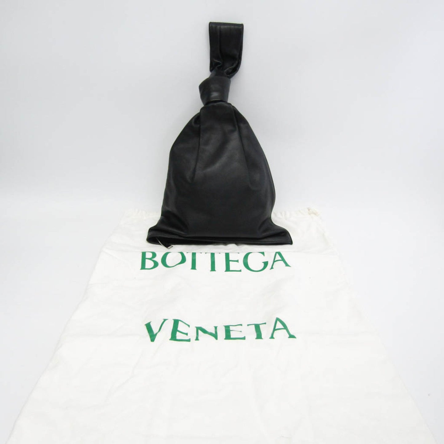 Bottega Veneta BV twist, Black, Leather, handbag