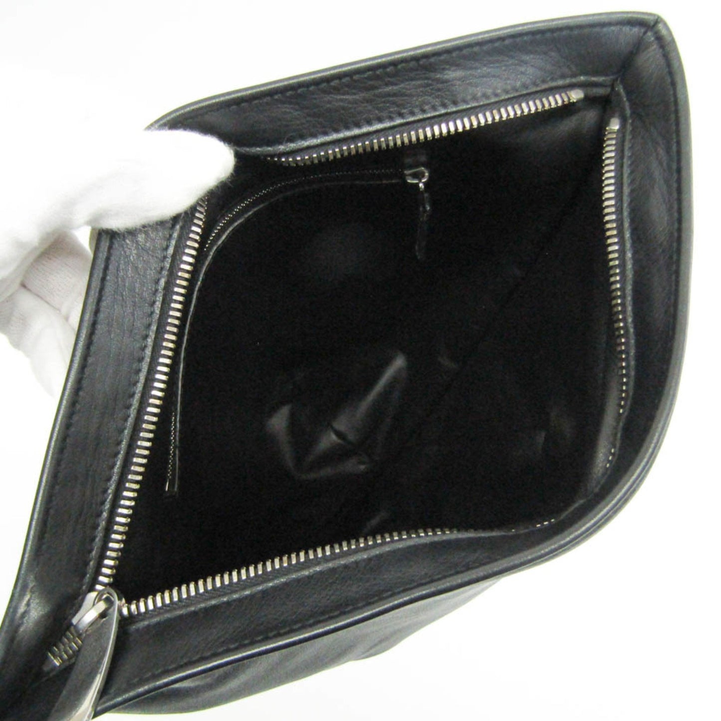 Bottega Veneta BV twist, Black, Leather, handbag