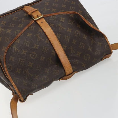 Louis Vuitton Saumur Monogram, Brown, Canvas, Shoulder Bag