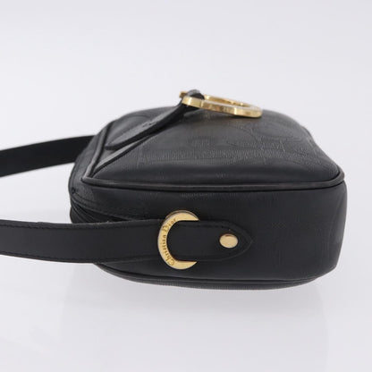 Christian Dior Vintage Trotter Canvas, Black, Canvas, Shoulder Bag