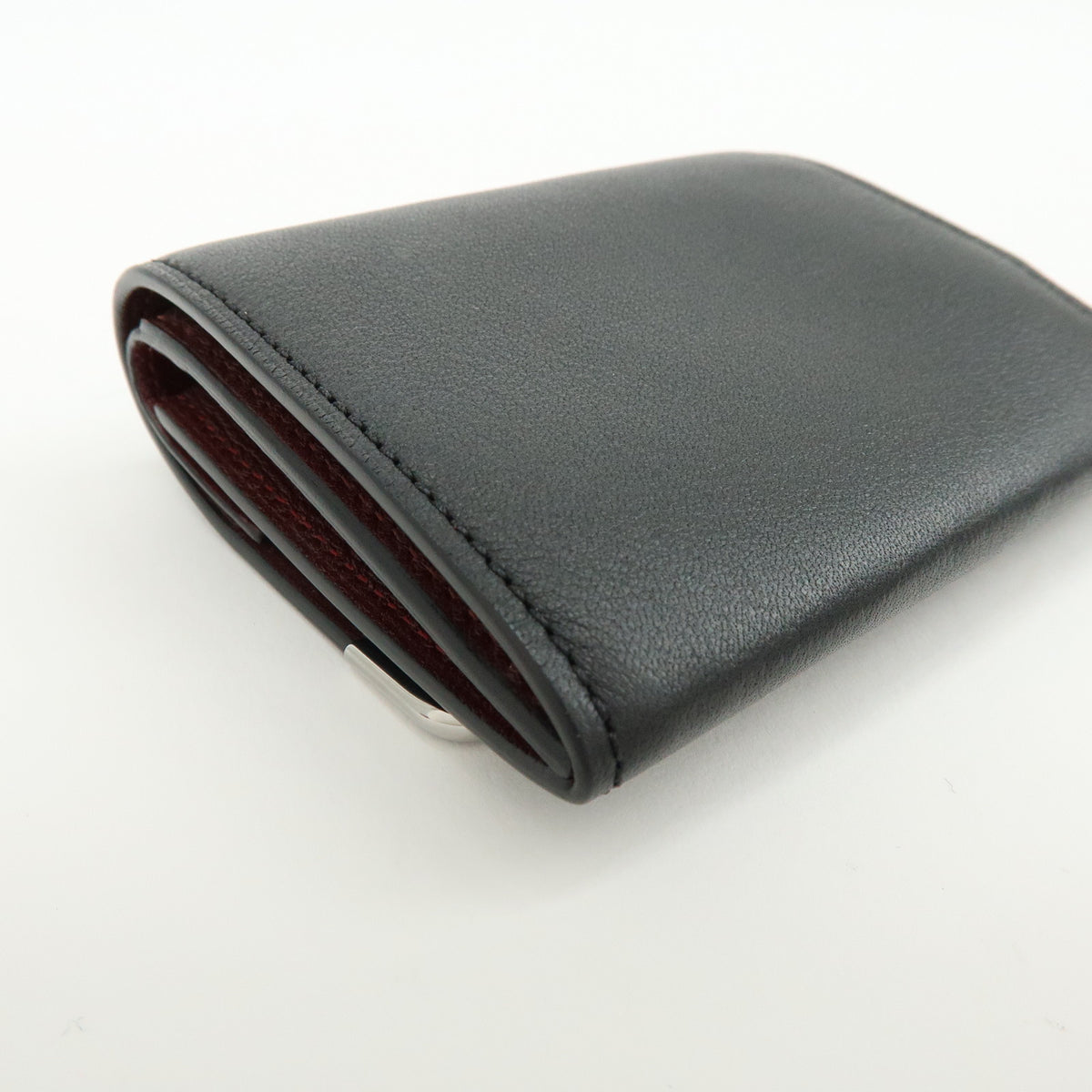 Cartier Coin Purse Must de Cartier Leather, Black, Leather, Wallet