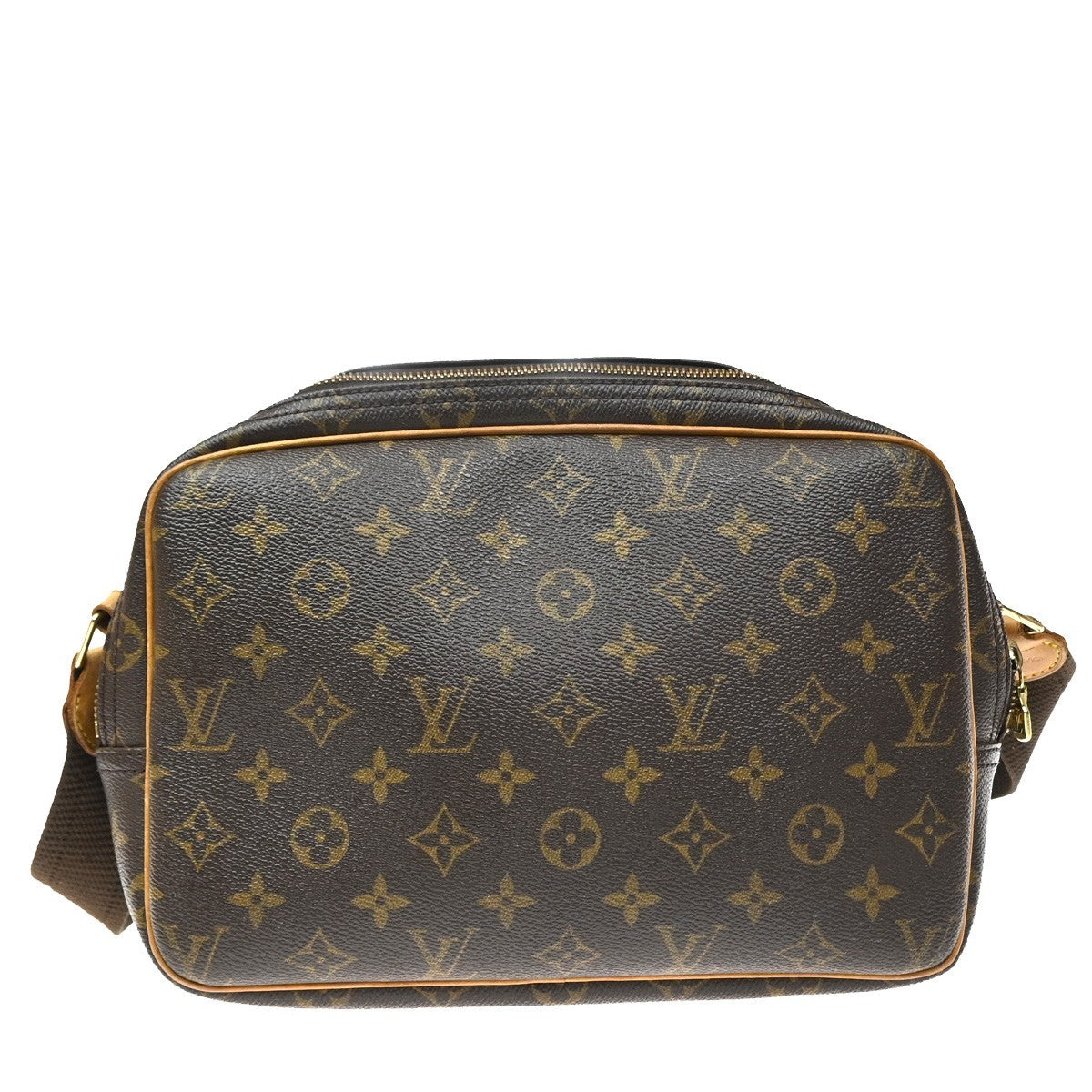 Louis Vuitton Reporter Monogram Canvas, Brown, Canvas, Handbag