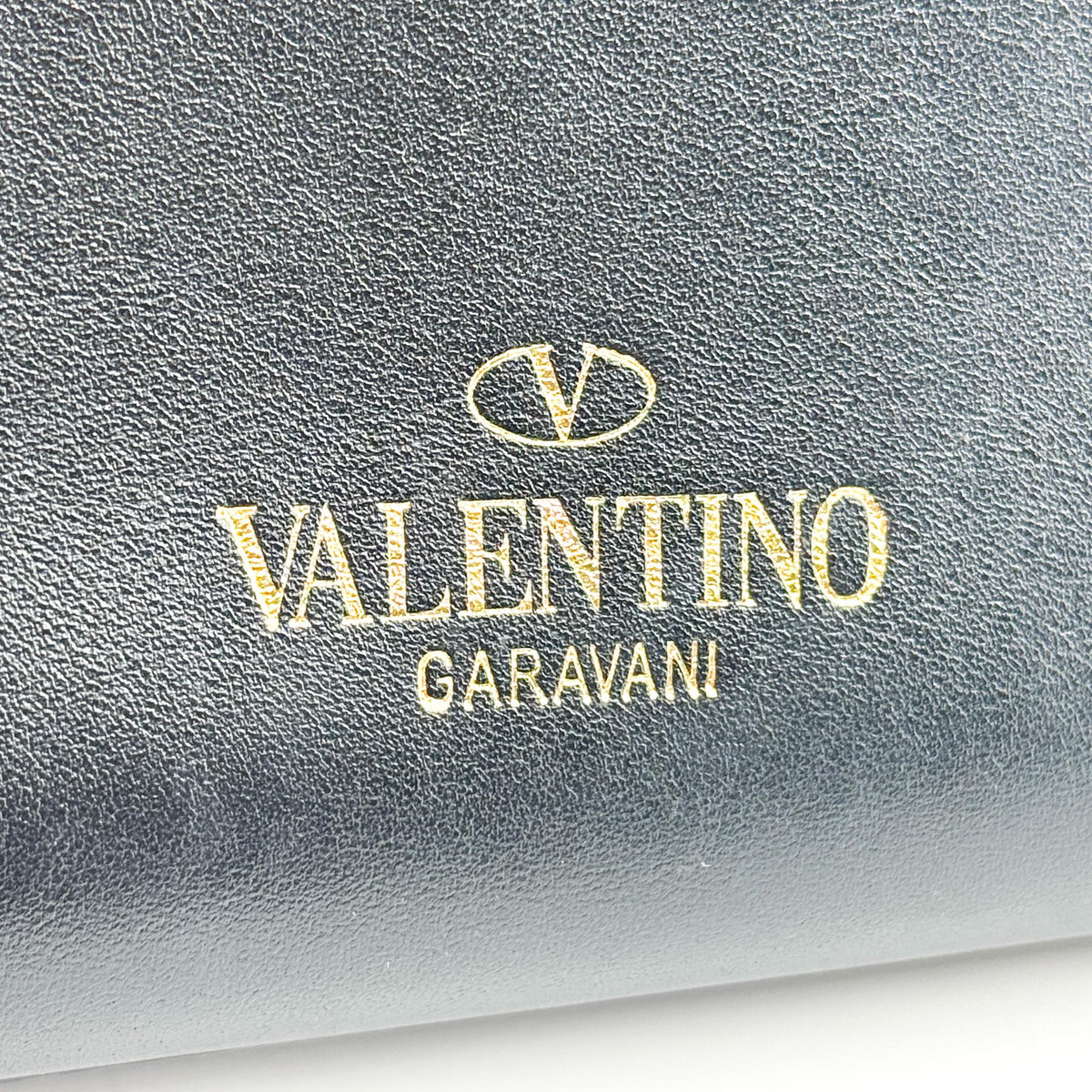 Valentino Garavani My Rockstud Satchel Leather, Black, Leather, Handbag