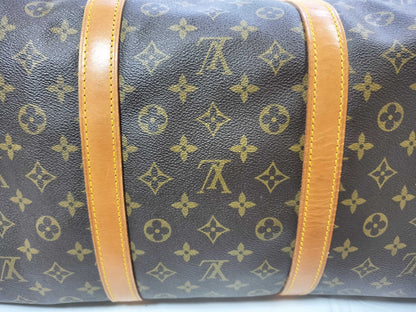Louis Vuitton Keepall Monogram Canvas, Brown, Canvas, Travel Bag