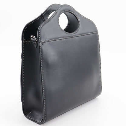 Burberry, Black, Leather, handbag