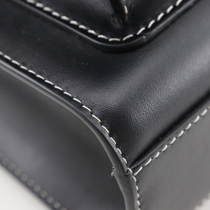 Burberry, Black, Leather, handbag