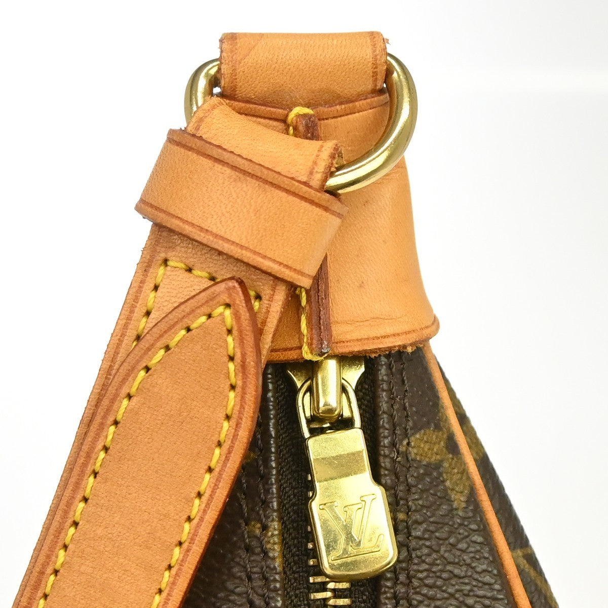 Louis Vuitton Boulogne Monogram, Brown, Canvas, Shoulder Bag