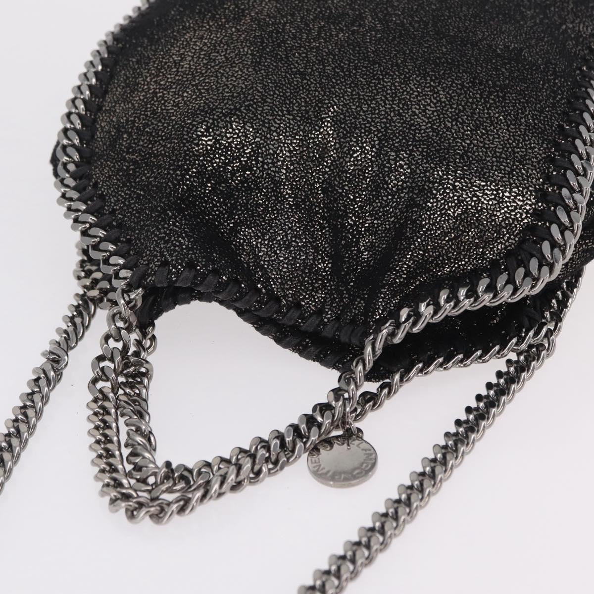 Stella McCartney Falabella Faux Leather, Black, Polyester, Tote Bag