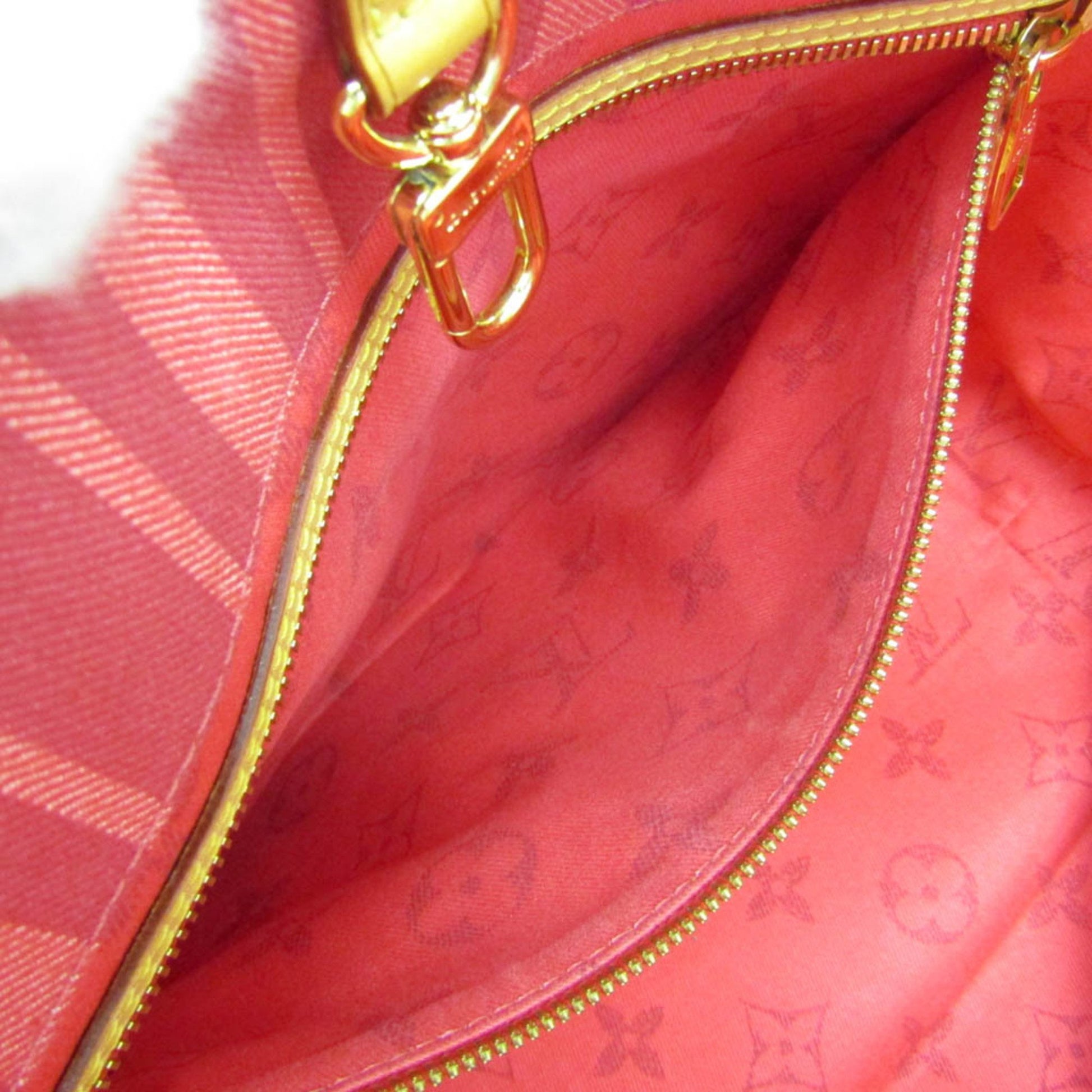 Louis Vuitton Plein Soleil, Red, Canvas, tote
