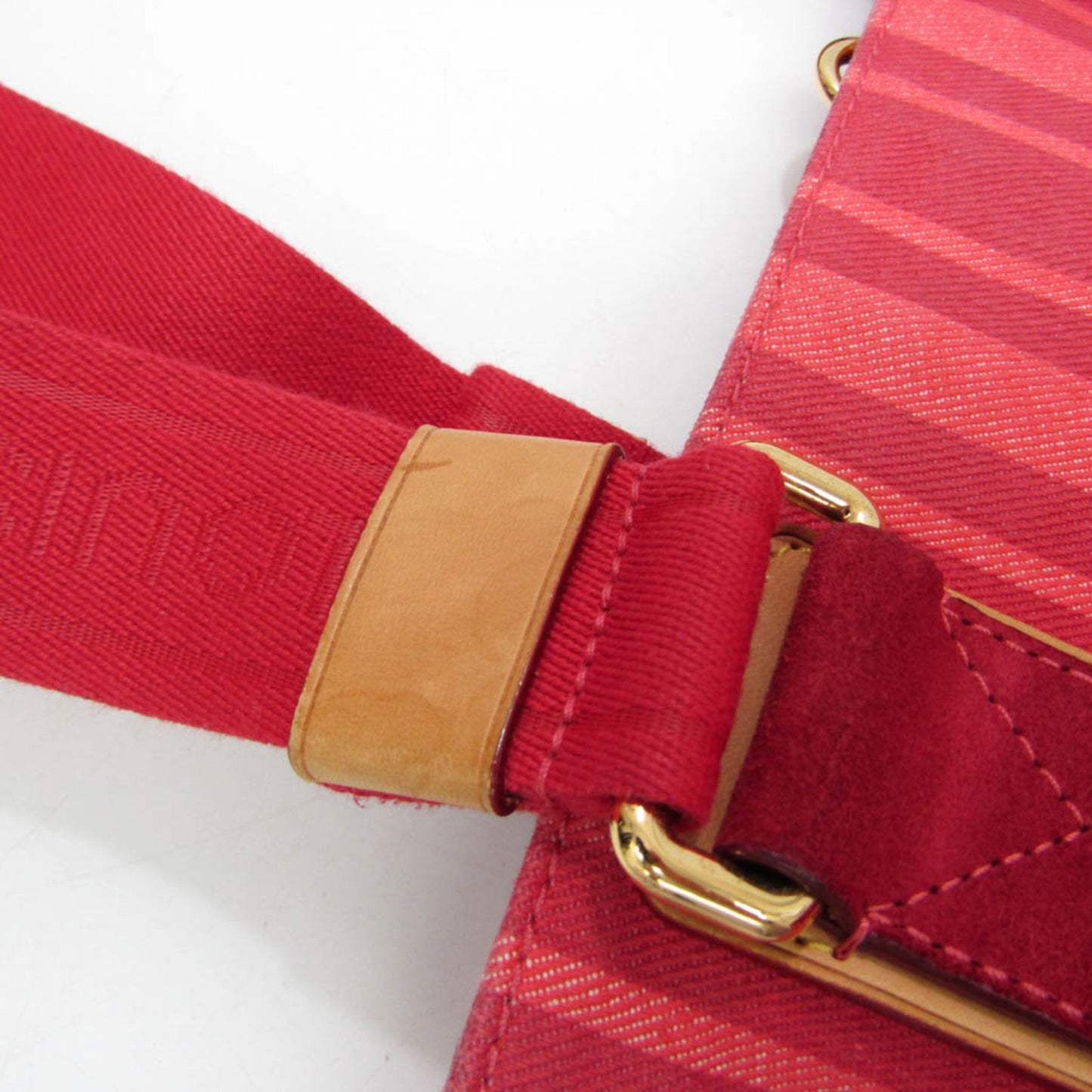 Louis Vuitton Plein Soleil, Red, Canvas, tote
