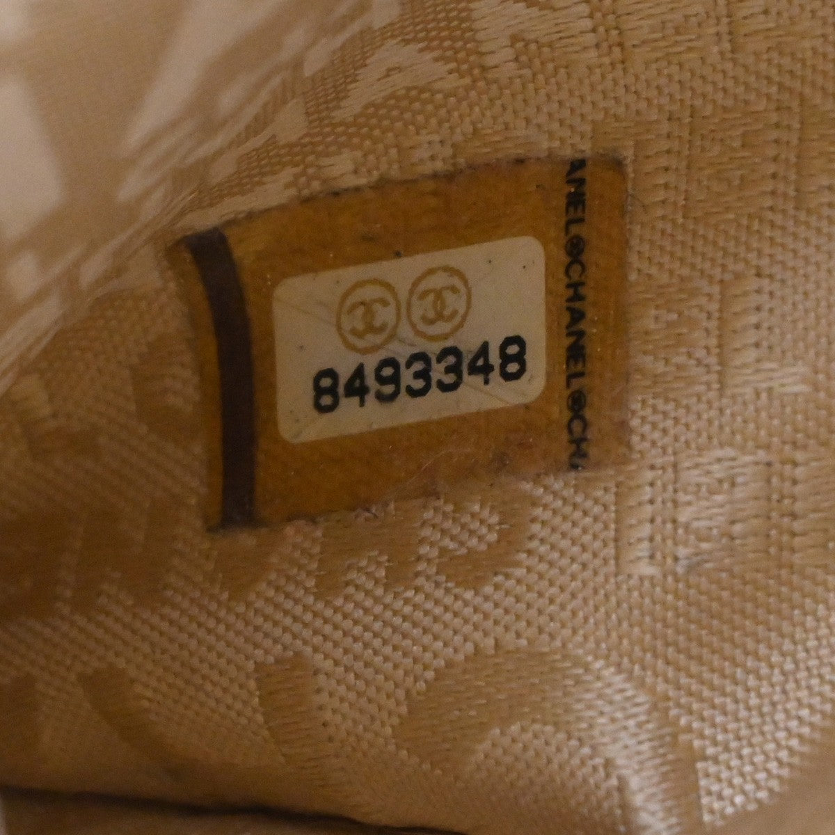 Chanel Vintage Handle CC Caviar, Beige, Leather, Tote Bag