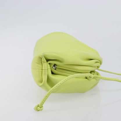 Bottega Veneta The Pouch Coin Purse Leather, Green, Leather, Clutch