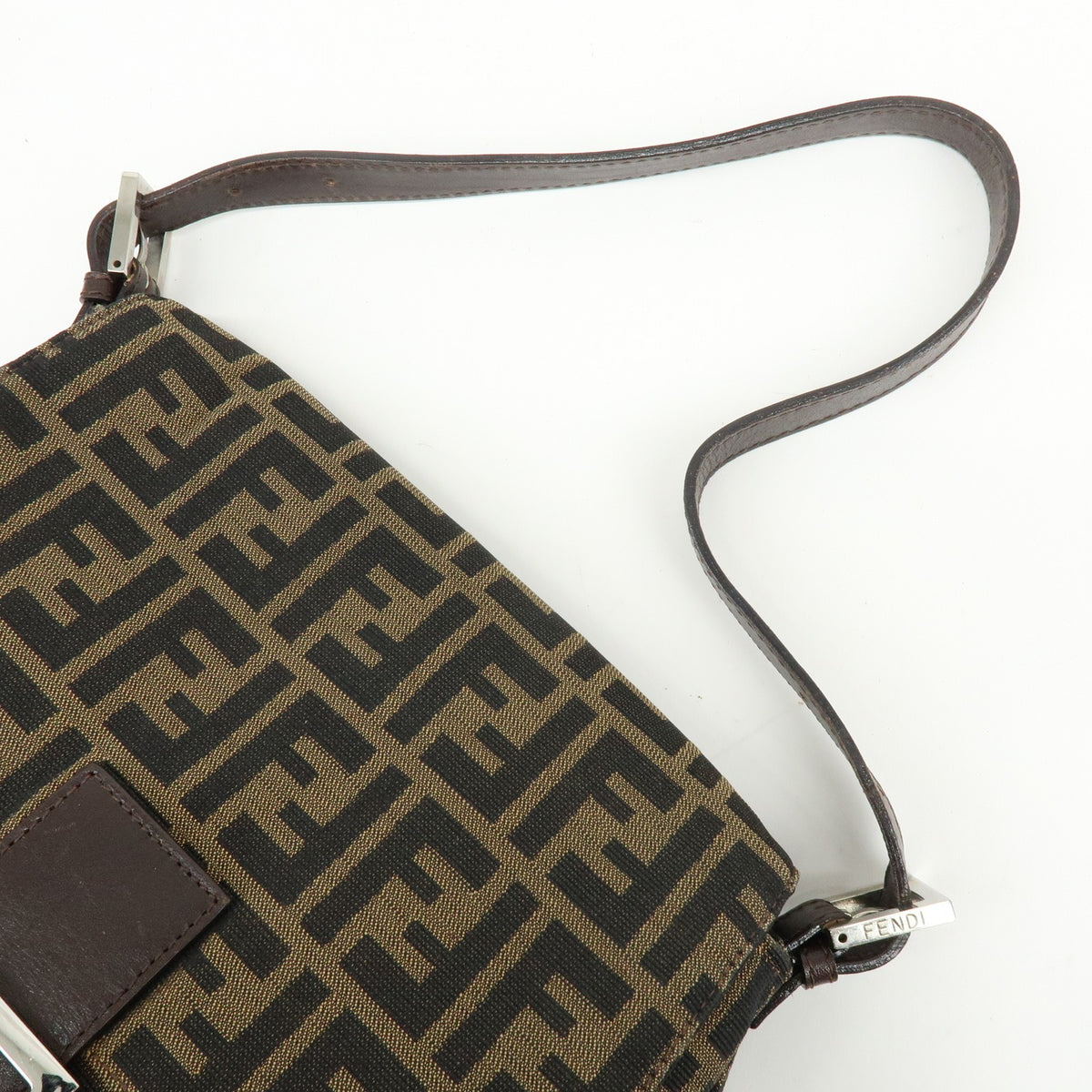 Fendi Fendi mamma baguette Monogram Canvas, Brown, Canvas, Handbag