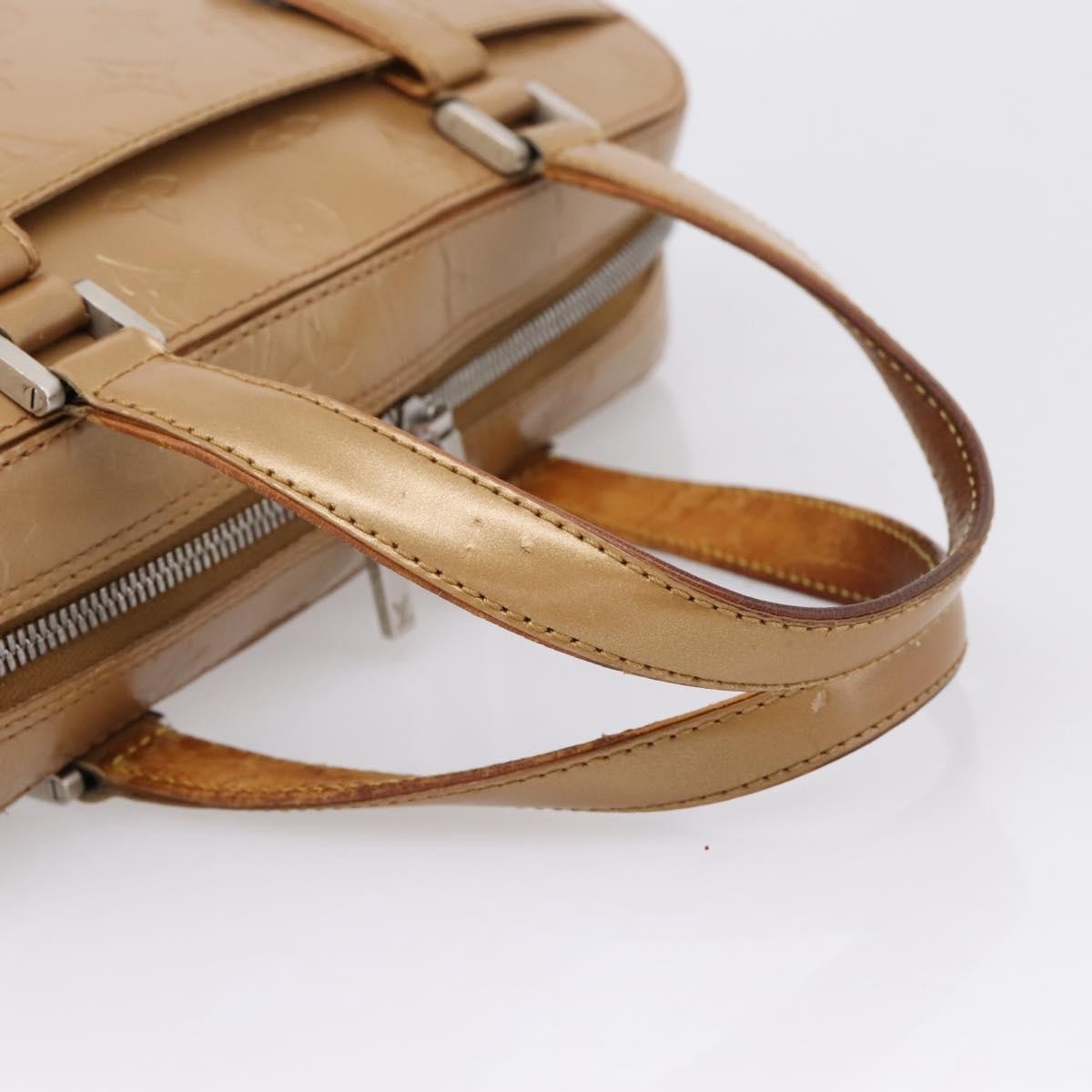 Louis Vuitton Mat Shelton Monogram Vernis, Brown, Patent Leather, Handbag