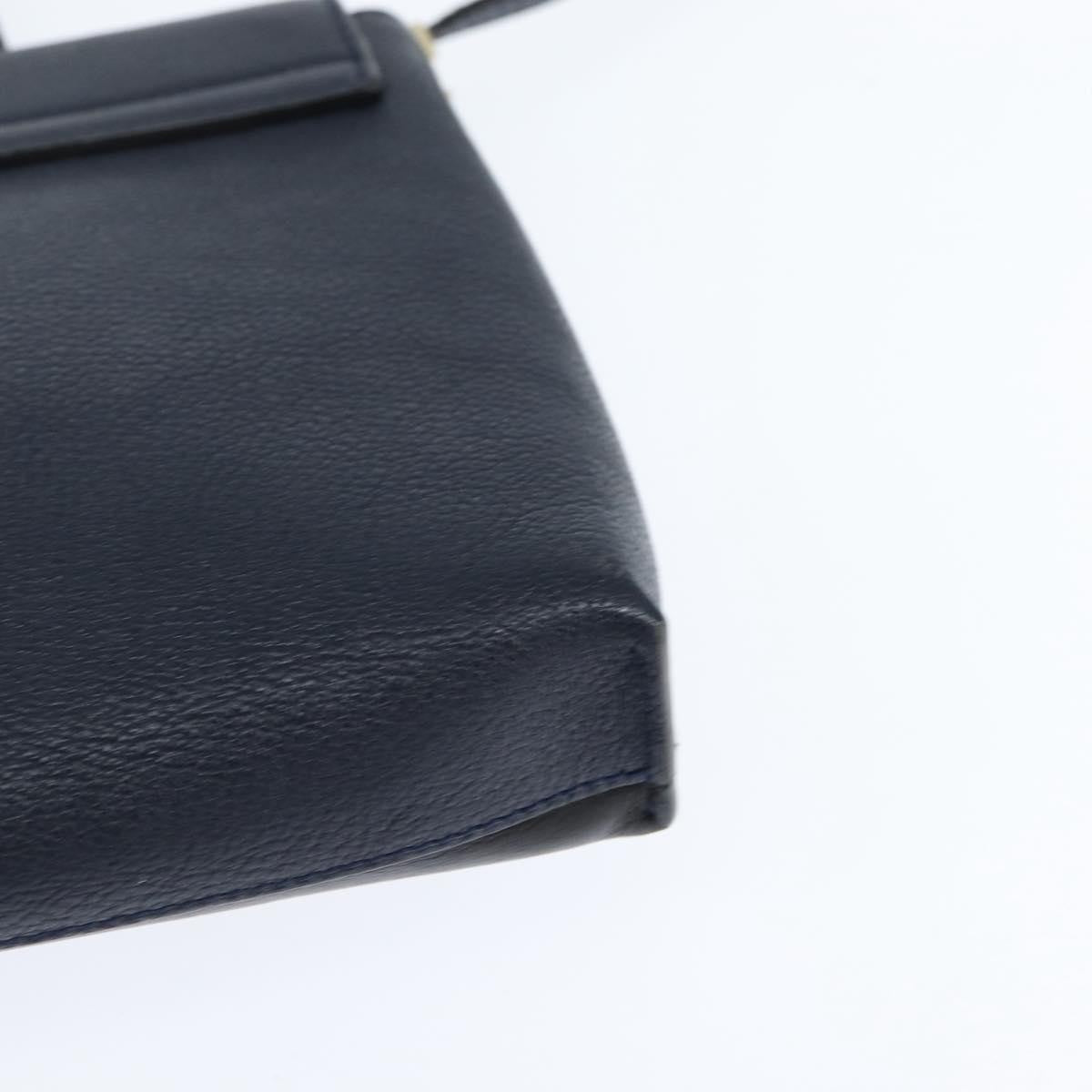 Chloe Sally Leather, Navy, Leather, Shoulder Bag