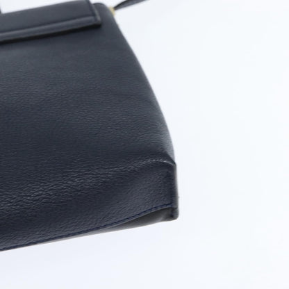 Chloe Sally Leather, Navy, Leather, Shoulder Bag