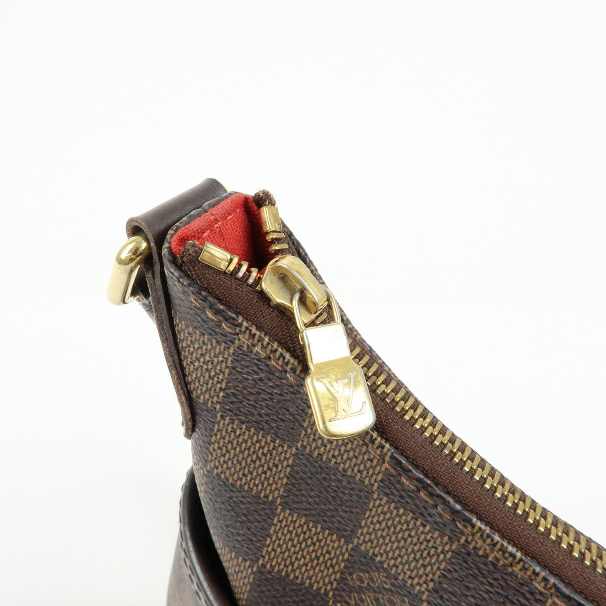 Louis Vuitton Bloomsbury Damier, Brown, Canvas, Shoulder Bag