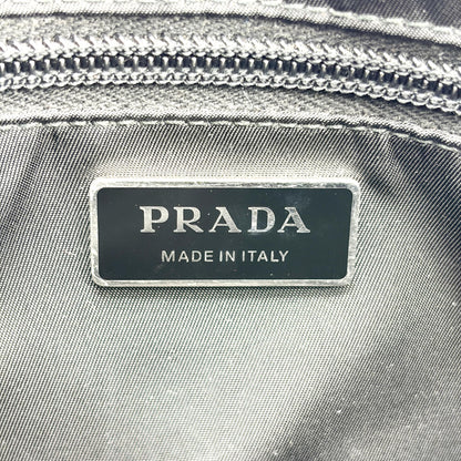 Prada Padded Flap Re-Nylon, Black, Nylon, Shoulder Bag