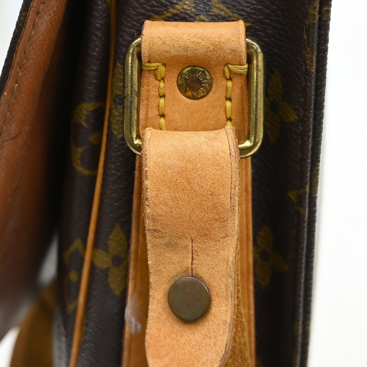Louis Vuitton Cartouchiere Monogram Canvas, Brown, Canvas, Handbag