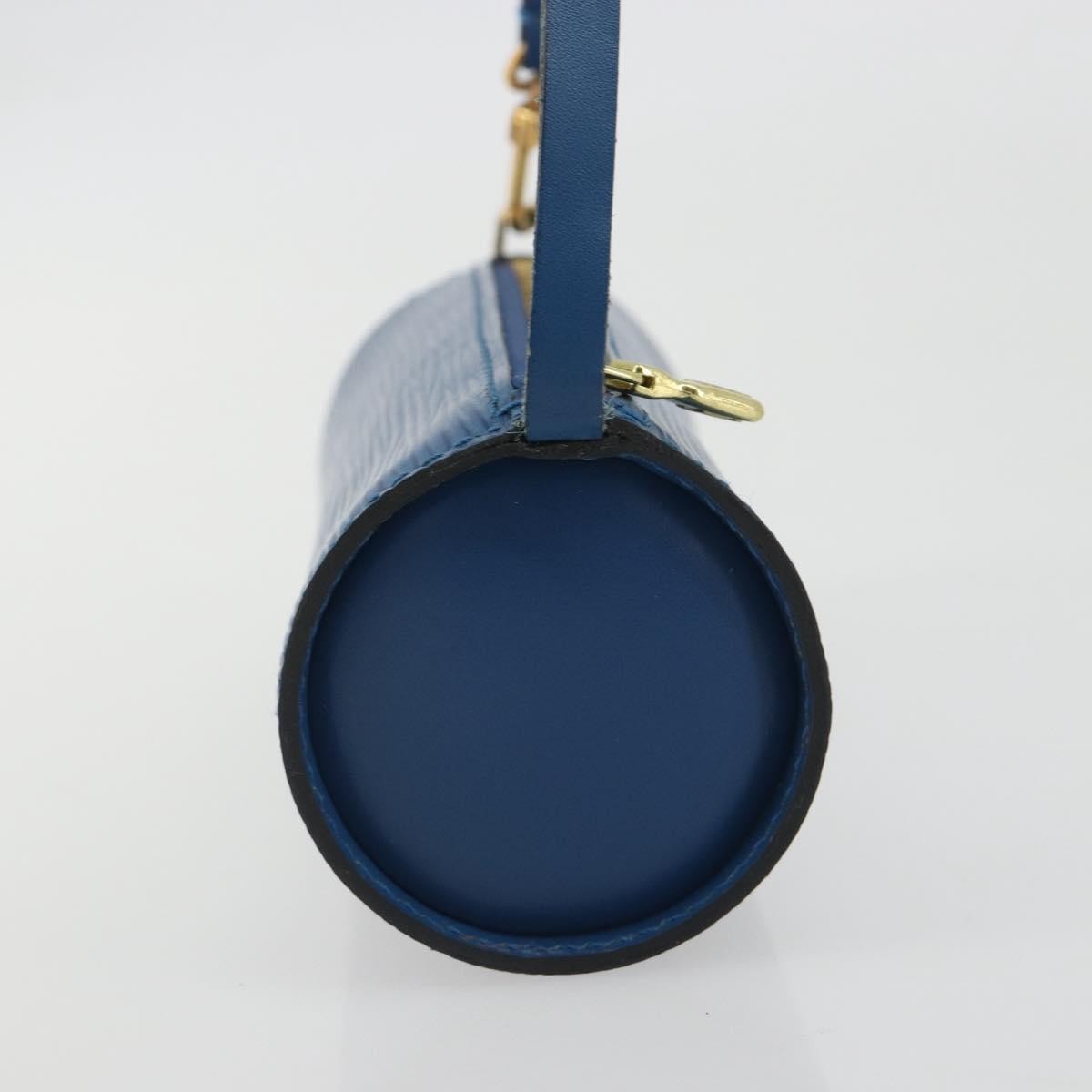 Louis Vuitton Soufflot Pochette Epi Leather, Blue, Leather, Clutch