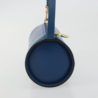 Louis Vuitton Soufflot Pochette Epi Leather, Blue, Leather, Clutch