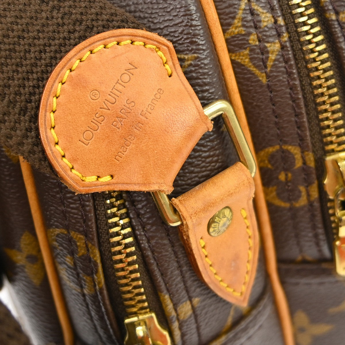Louis Vuitton Reporter Monogram, Brown, Canvas, Shoulder Bag