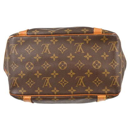 Louis Vuitton Shopping Sac Monogram Canvas, Brown, Canvas, Handbag