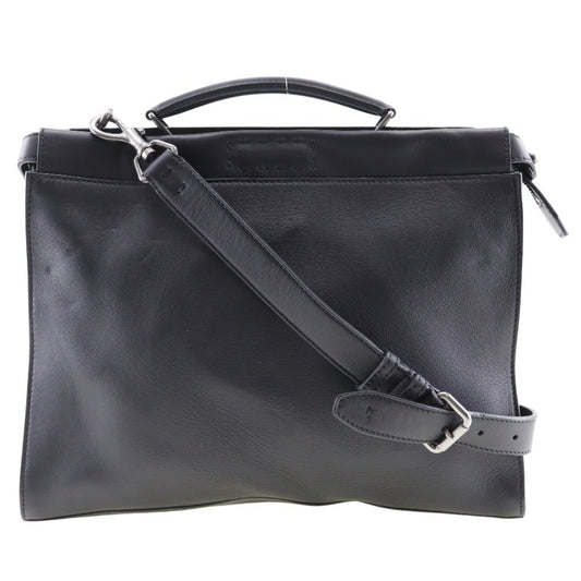 Fendi Peekaboo, Black, Leather, shoulder
