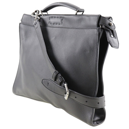Fendi Peekaboo, Black, Leather, shoulder
