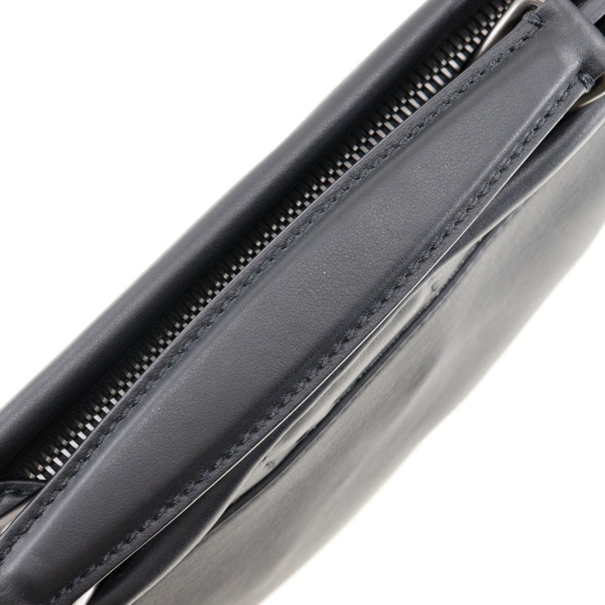 Fendi Peekaboo, Black, Leather, shoulder