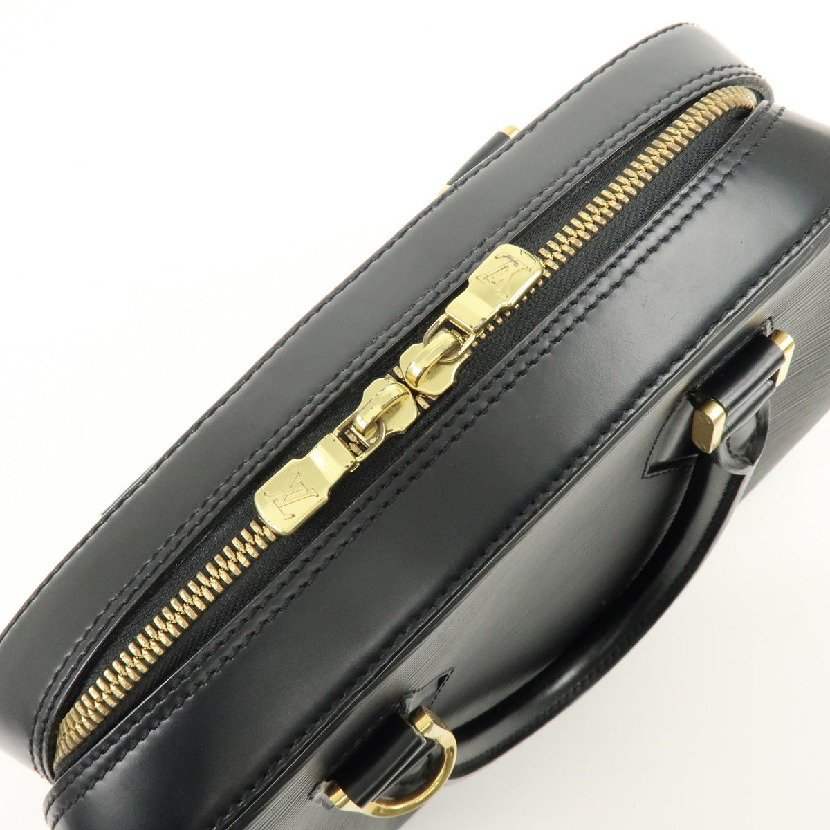 Louis Vuitton Sablons Epi Leather, Black, Leather, Handbag