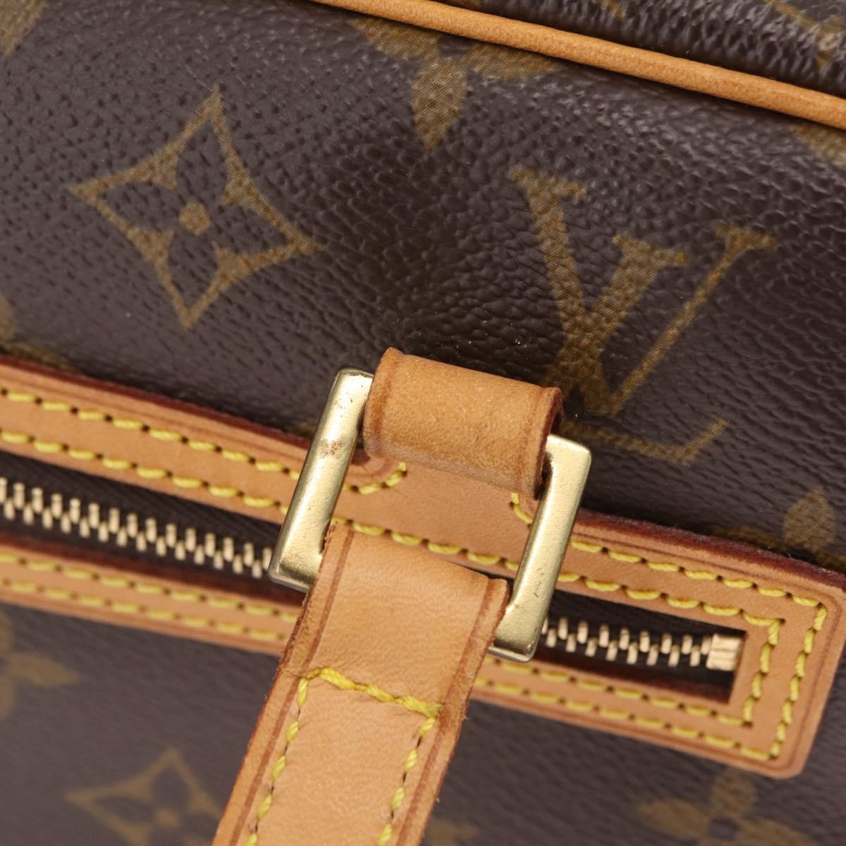 Louis Vuitton Cite Monogram Canvas, Brown, Canvas, Handbag