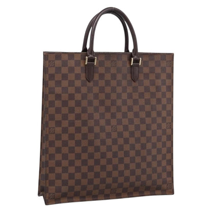 Louis Vuitton Venice Sac Plat Damier, Brown, Canvas, Tote Bag
