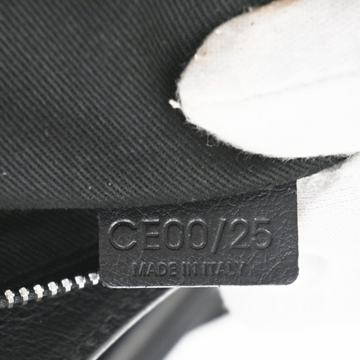 Celine C Macadam Suede, Black, Suede, Handbag
