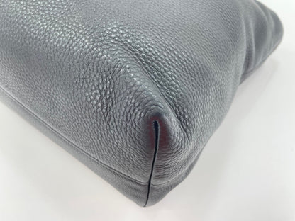Prada Vitello Daino Convertible Tote Vitello Daino, Gray, Leather, Handbag