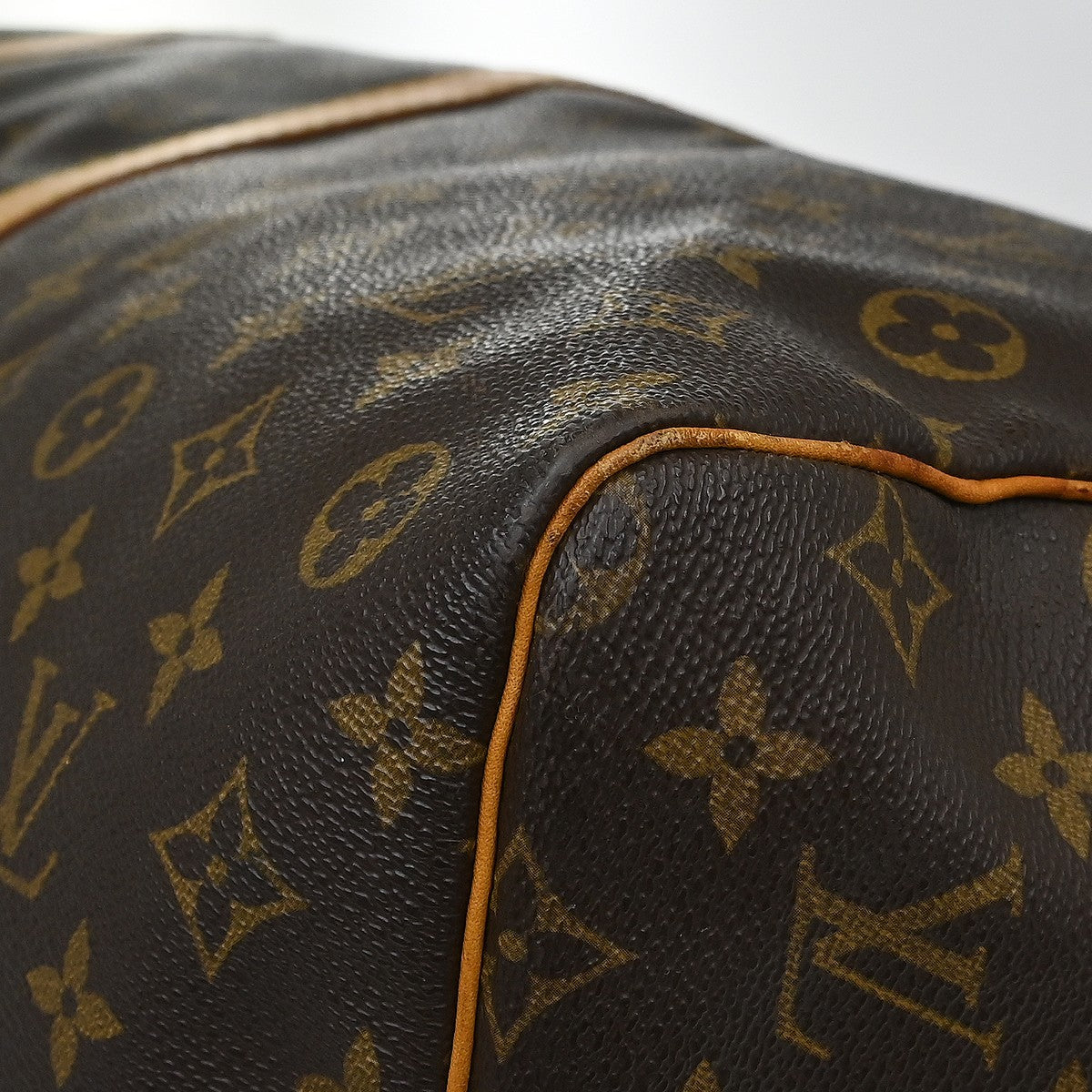 Louis Vuitton Keepall Monogram Canvas, Brown, Canvas, Travel Bag