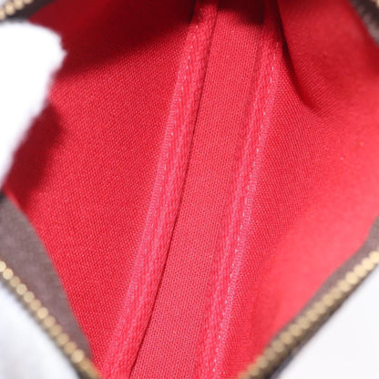 Louis Vuitton Pochette Accessoires Damier, Brown, Canvas, Clutch