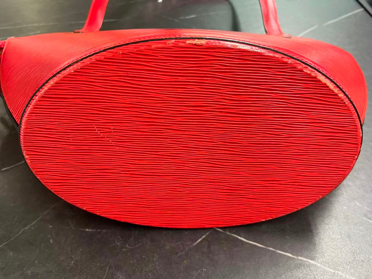 Louis Vuitton Card holder Epi Epi leather, Red, Leather, Wallet