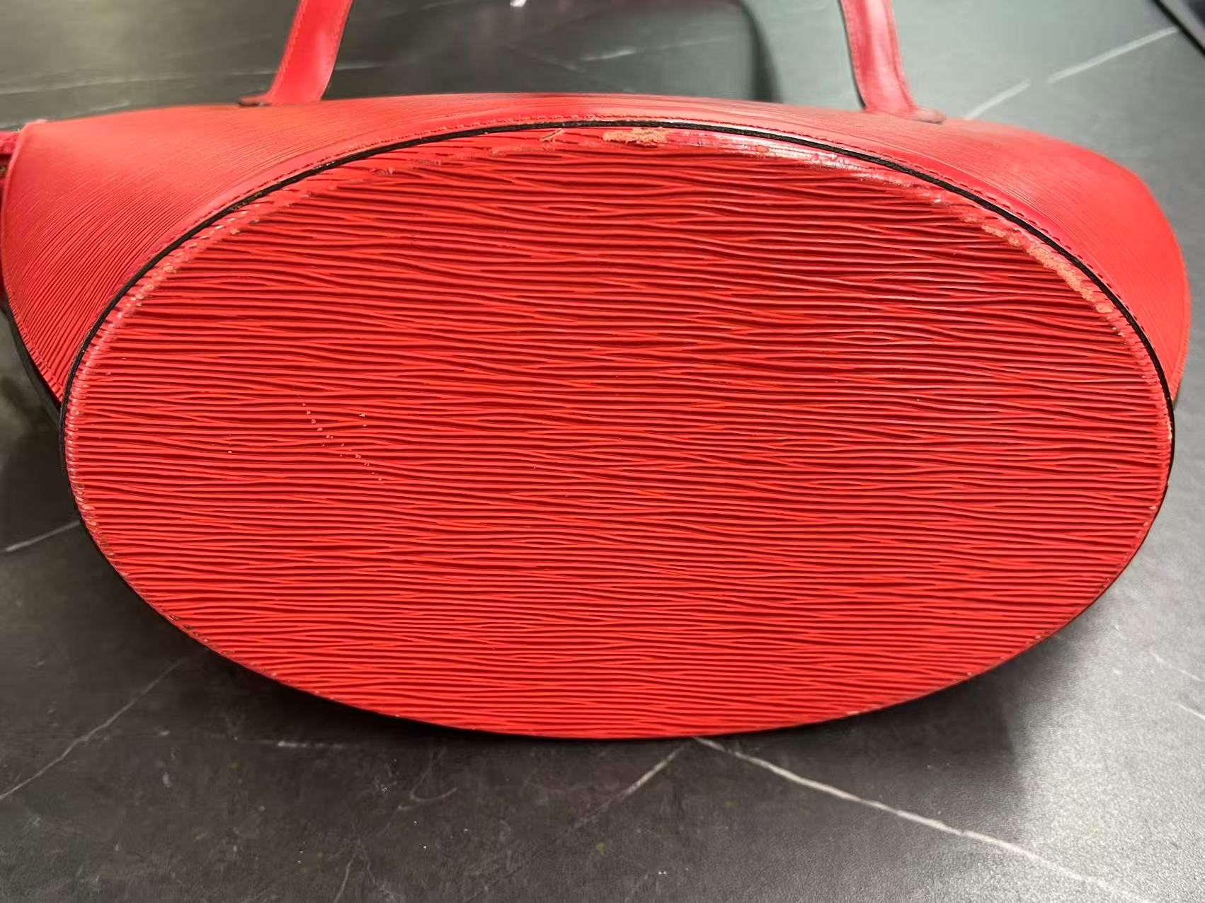 Louis Vuitton Card holder Epi Epi leather, Red, Leather, Wallet